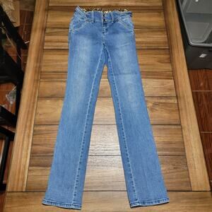 Watch L.A. Denim Jeans w/ Buckle Back - Size Junior 3